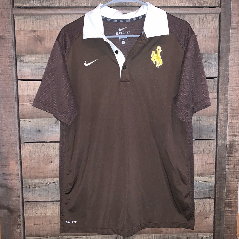 University of Wyoming Men’s Nike Dri-Fit Golf Polo